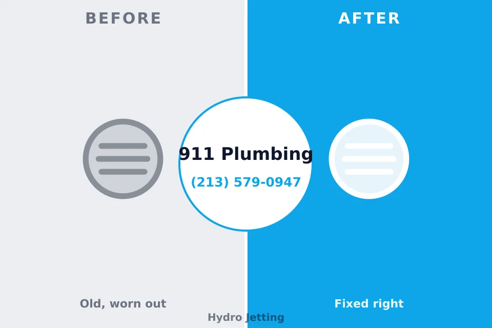 Before and after: plumbing repair San Ysidro, NM